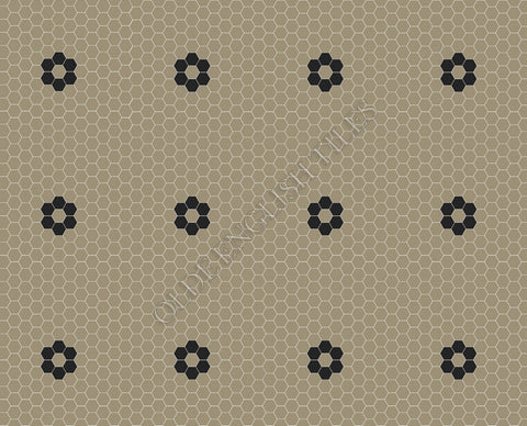 Algonquin 25 Light Grey with Black Pattern