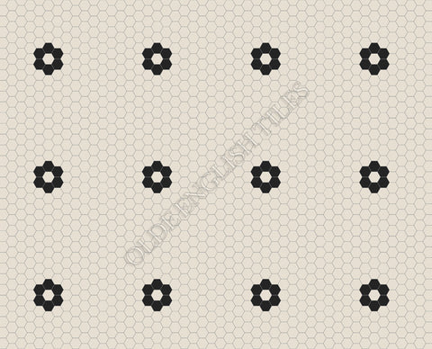 Algonquin 25 White with Black Pattern