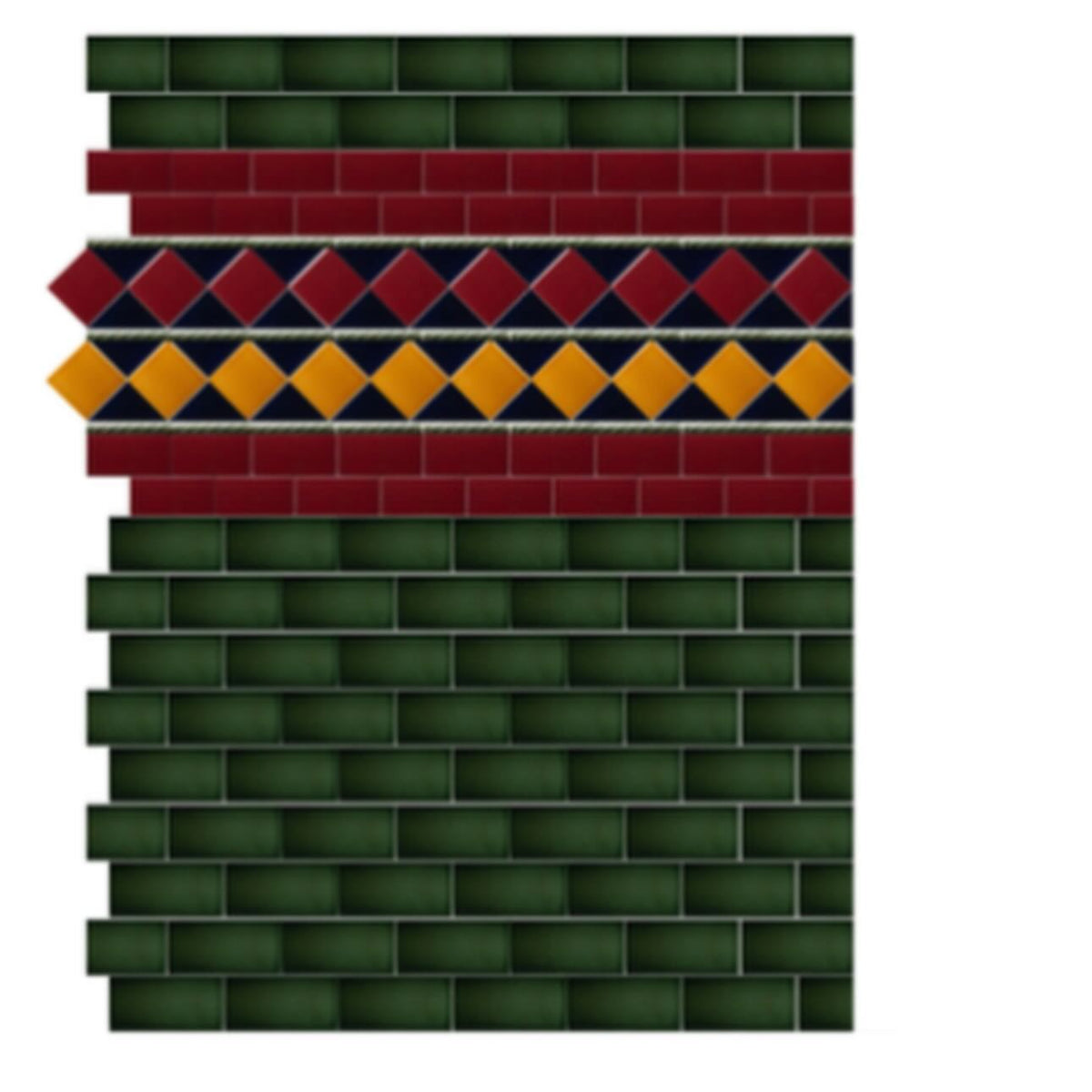 Subway wall tiles
