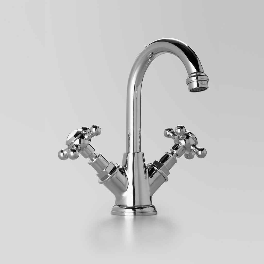 Art Deco Wall & Floor Tiles -  Classic Basin Twinner 110mm swivel spout
