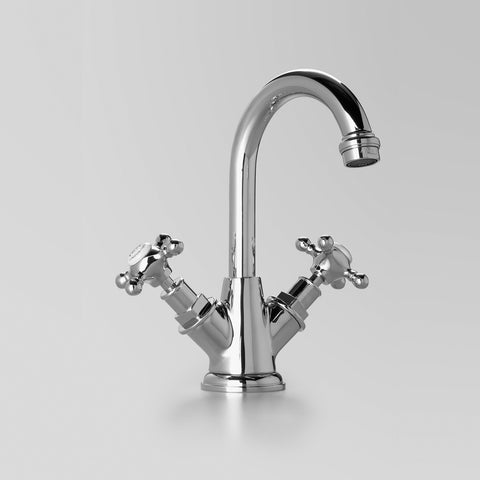 Classic Edwardian Basin Twinner swivel 110mm swivel spout