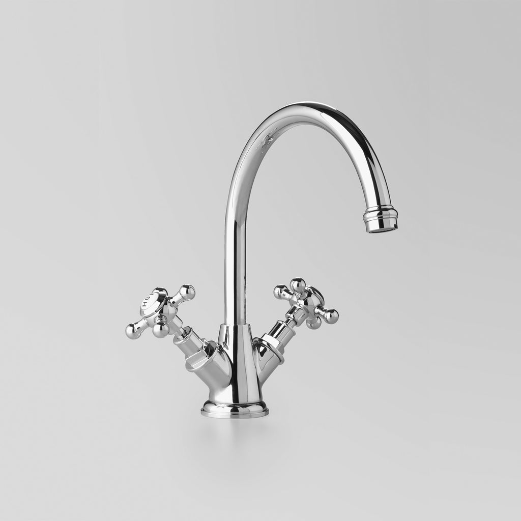 Art Deco Wall & Floor Tiles -  Classic Kitchen Twinner 200mm swivel spout