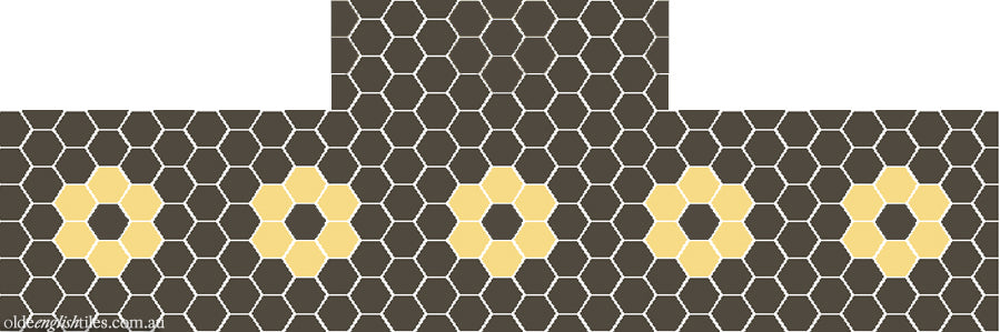 Fireplace and Hearth tiles -  Algonquin 50 - Option 1