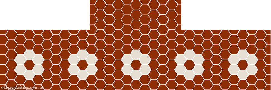 Fireplace and Hearth tiles -  Algonquin 50 - Option 2