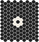 Classic Mosaic Patterns - Algonquin 25 Black with White Pattern