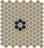 Classic Mosaic Patterns - Algonquin 25 Light Grey with Black Pattern