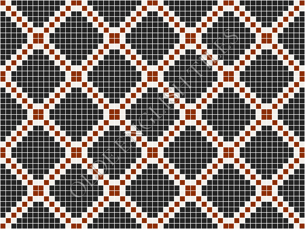 Art Deco Wall & Floor Tiles -  Astoria Multi 20 Art Deco