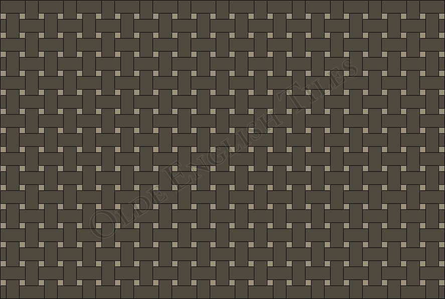 Art Deco Wall & Floor Tiles -  Basket Weave 100 Art Deco