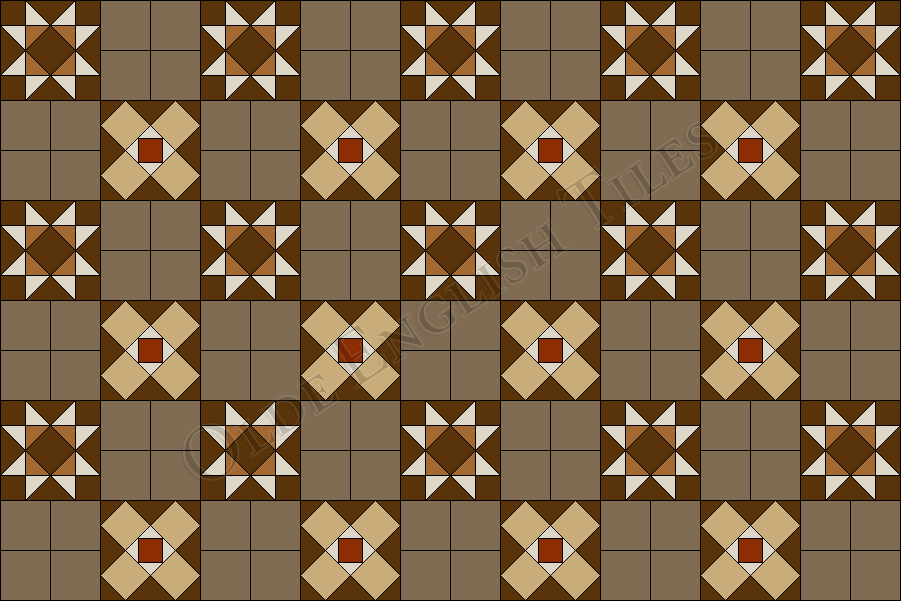 Art Deco Wall & Floor Tiles -  Brighton Art Deco