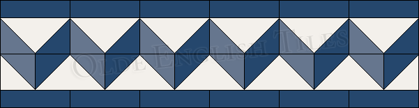 Art Deco Wall & Floor Tiles -  Bristol Border Art Deco