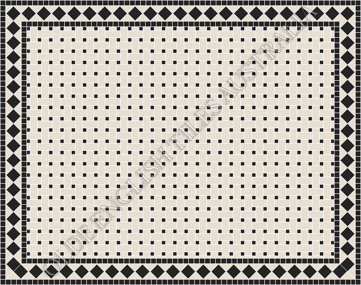 - Monte Carlo 1 50 x 23.5 and 12 x 12 White with Black