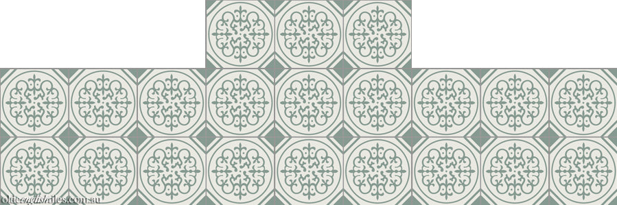 Fireplace and Hearth tiles -  Bruxelles 1