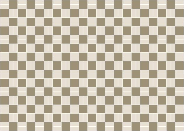 Classic Mosaic Patterns -  Cannes 2 50 x 50 and 50 x 23.5 Light Grey with White
