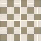 Classic Mosaic Patterns - Cannes 2 50 x 50 and 50 x 23.5 Light Grey with White