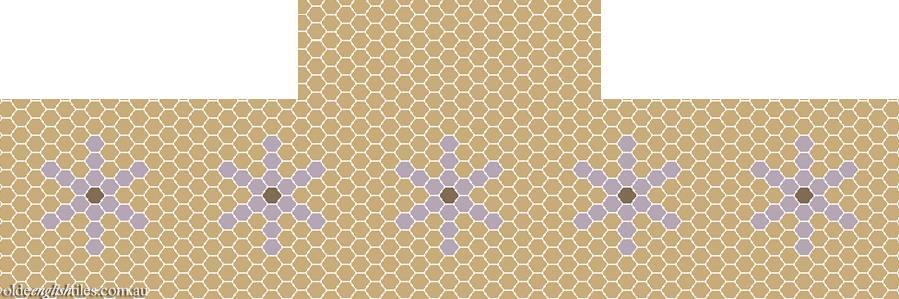 Fireplace and Hearth tiles -  Central Park 25 - Option 3