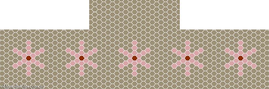 Fireplace and Hearth tiles -  Central Park 25 - Option 1