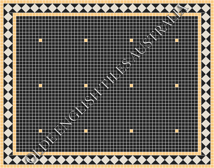  - Confetti 20 Black with Oatmeal Pattern