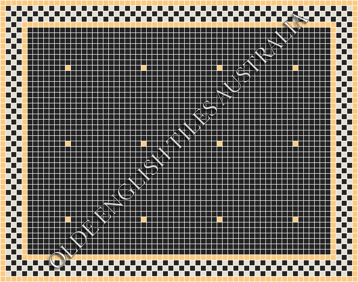  - Confetti 20 Black with Oatmeal Pattern