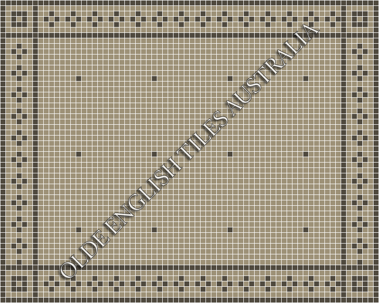 Classic Mosaic Patterns - Confetti 20 Light Grey with Charcoal Pattern