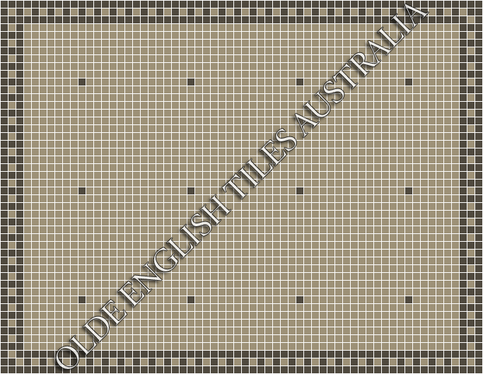 Classic Mosaic Patterns - Confetti 20 Light Grey with Charcoal Pattern