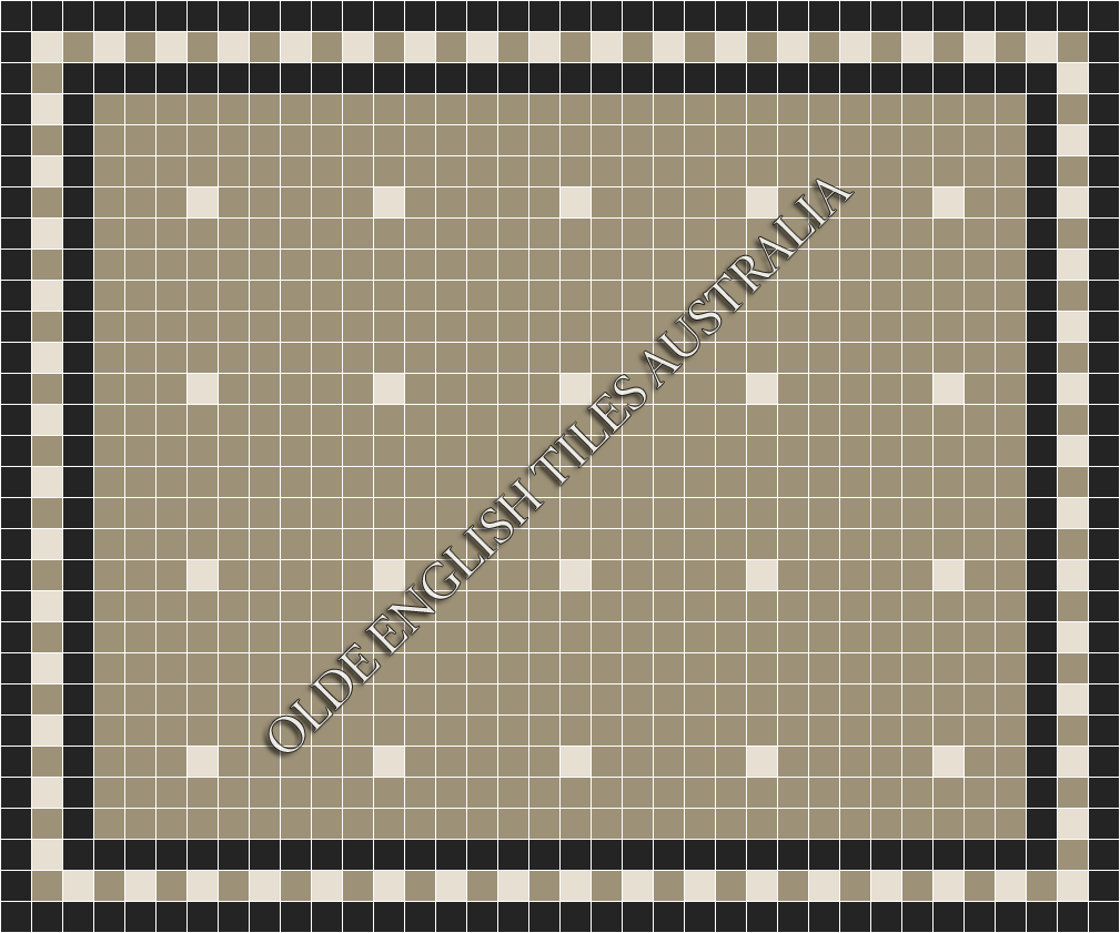Classic Mosaic Patterns - Confetti 50 Light Grey with White Pattern