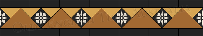 Tessellated Borders -  Deco/Nottingham Border