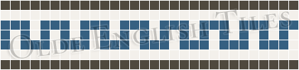 Art Deco Wall & Floor Tiles -  Dentil 20 Border Art Deco