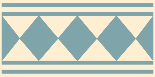 Art Deco Wall & Floor Tiles - Diamonds