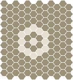 Classic Mosaic Patterns - Empire 25 Light Grey with White Pattern