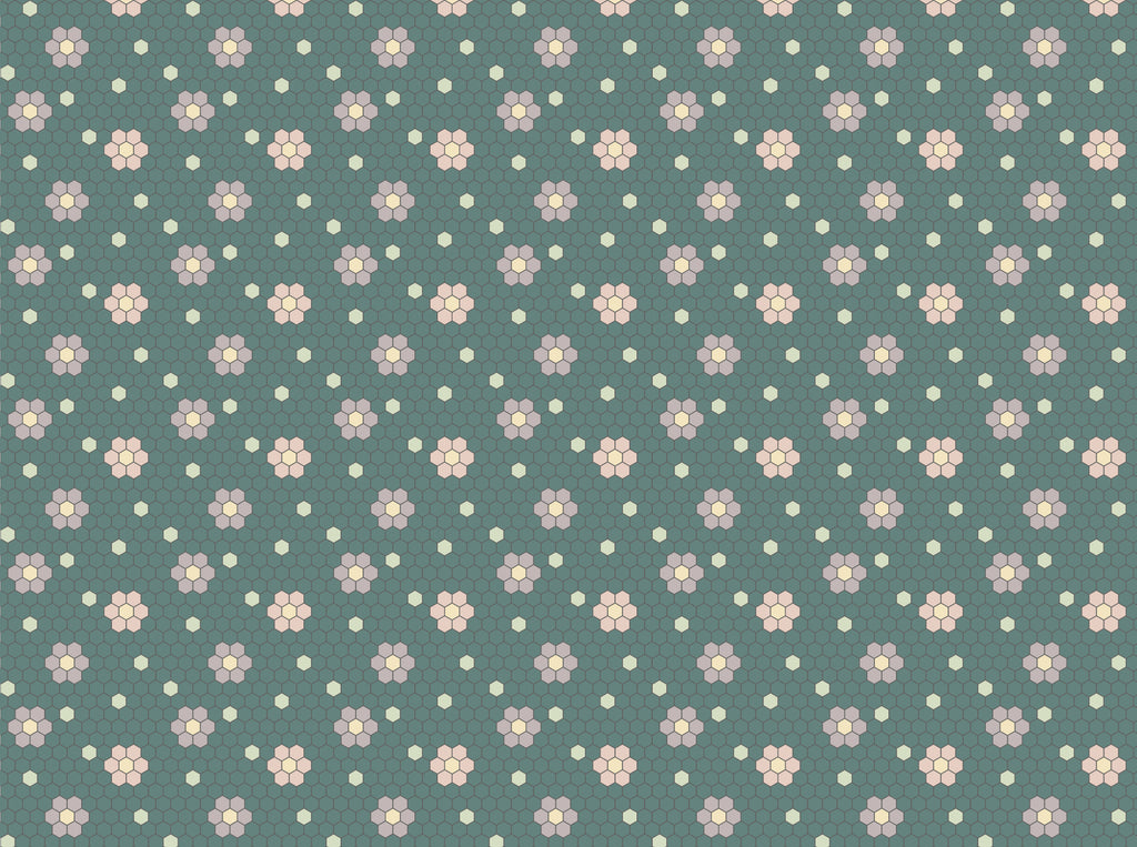 Mosaic Tiles -  Field of Flowers - Cottage Garden