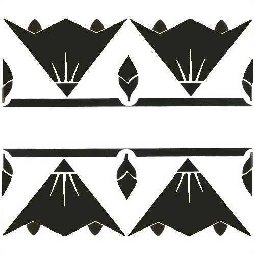 Art Deco Wall & Floor Tiles - Fantail