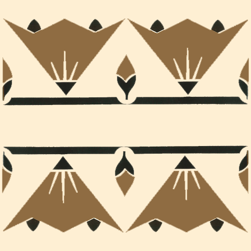 Art Deco Wall & Floor Tiles - Fantail
