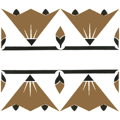 Art Deco Wall & Floor Tiles - Fantail