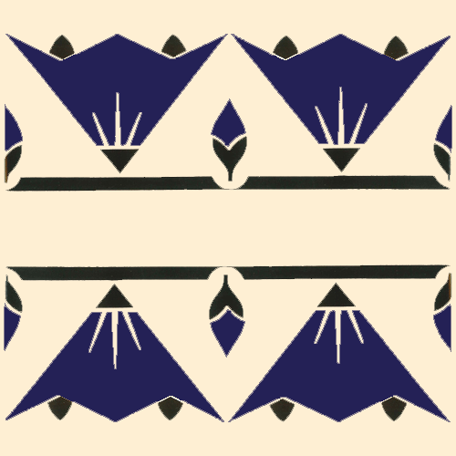 Art Deco Wall & Floor Tiles - Fantail