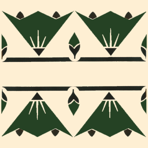 Art Deco Wall & Floor Tiles - Fantail