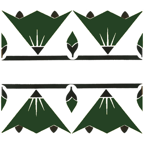 Art Deco Wall & Floor Tiles - Fantail