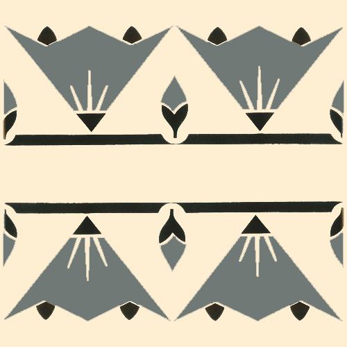 Art Deco Wall & Floor Tiles - Fantail