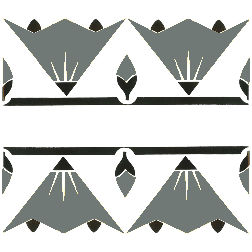 Art Deco Wall & Floor Tiles - Fantail