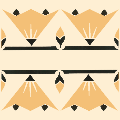 Art Deco Wall & Floor Tiles - Fantail