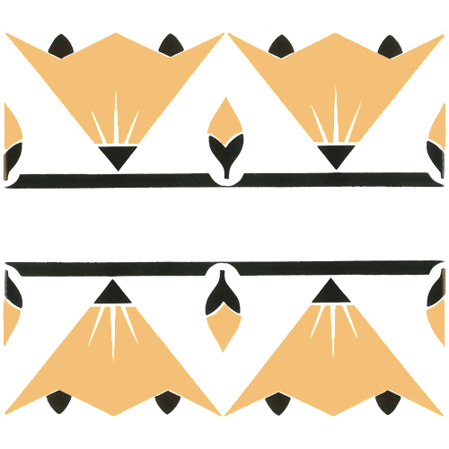 Art Deco Wall & Floor Tiles - Fantail