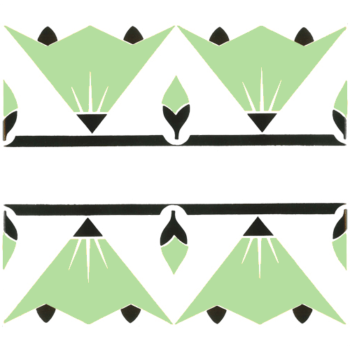 Art Deco Wall & Floor Tiles - Fantail