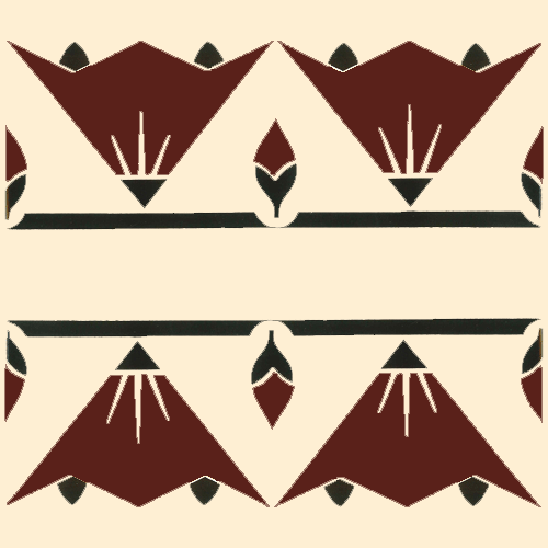 Art Deco Wall & Floor Tiles - Fantail