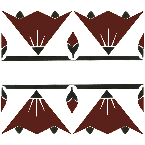 Art Deco Wall & Floor Tiles - Fantail