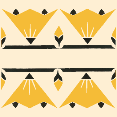 Art Deco Wall & Floor Tiles - Fantail