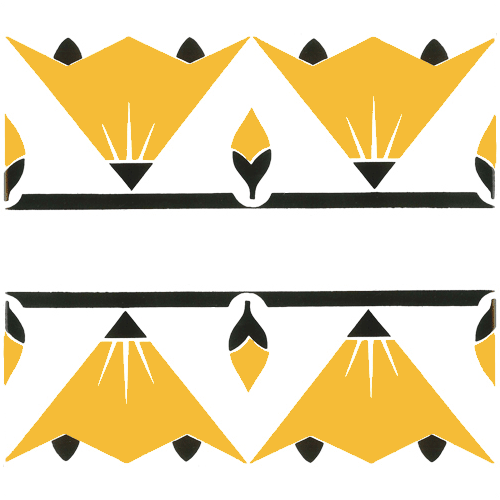 Art Deco Wall & Floor Tiles - Fantail