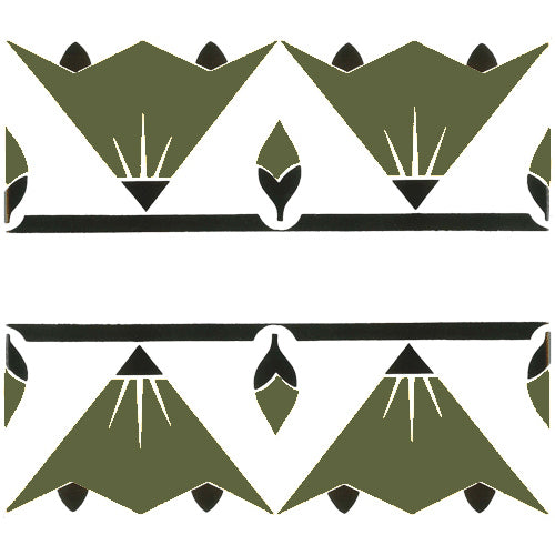 Art Deco Wall & Floor Tiles - Fantail
