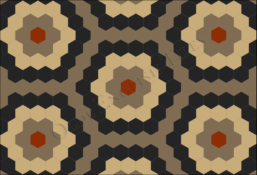 Contemporary Tessellated Patterns - Flower 1