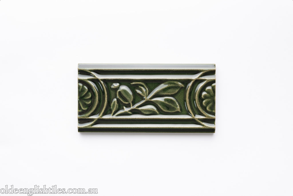 Victorian & Federation Wall Tiles -  Kurrajong Embossed 150mm