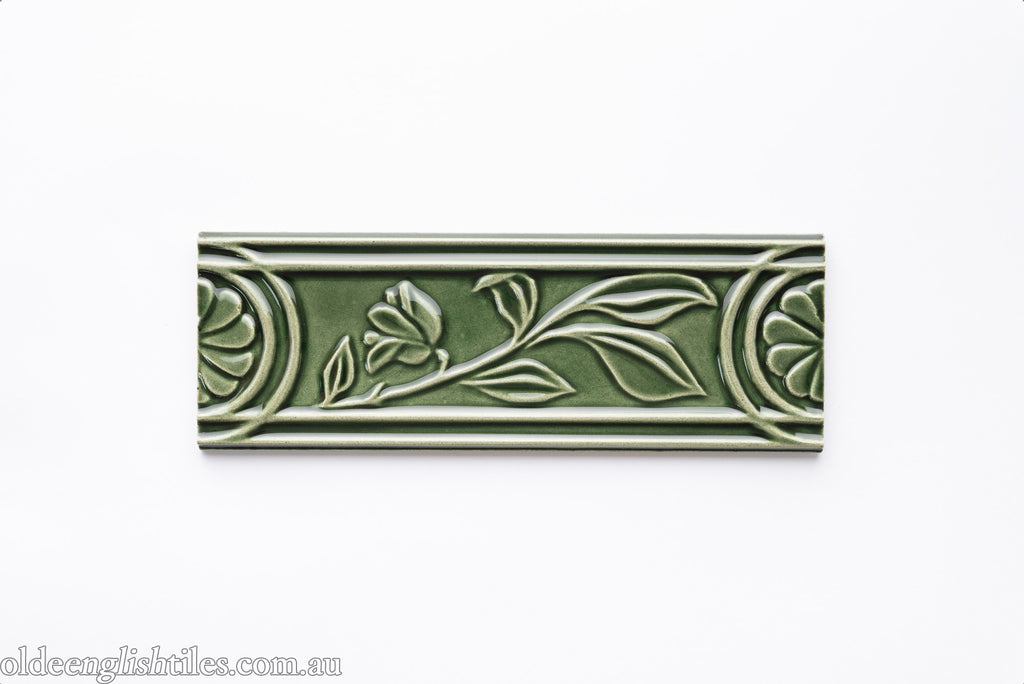 Victorian & Federation Wall Tiles -  Kurrajong Embossed 200mm