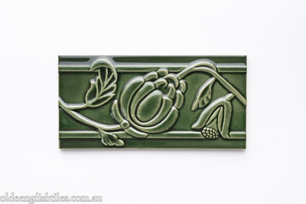  - Waratah Embossed 200 x 100mm